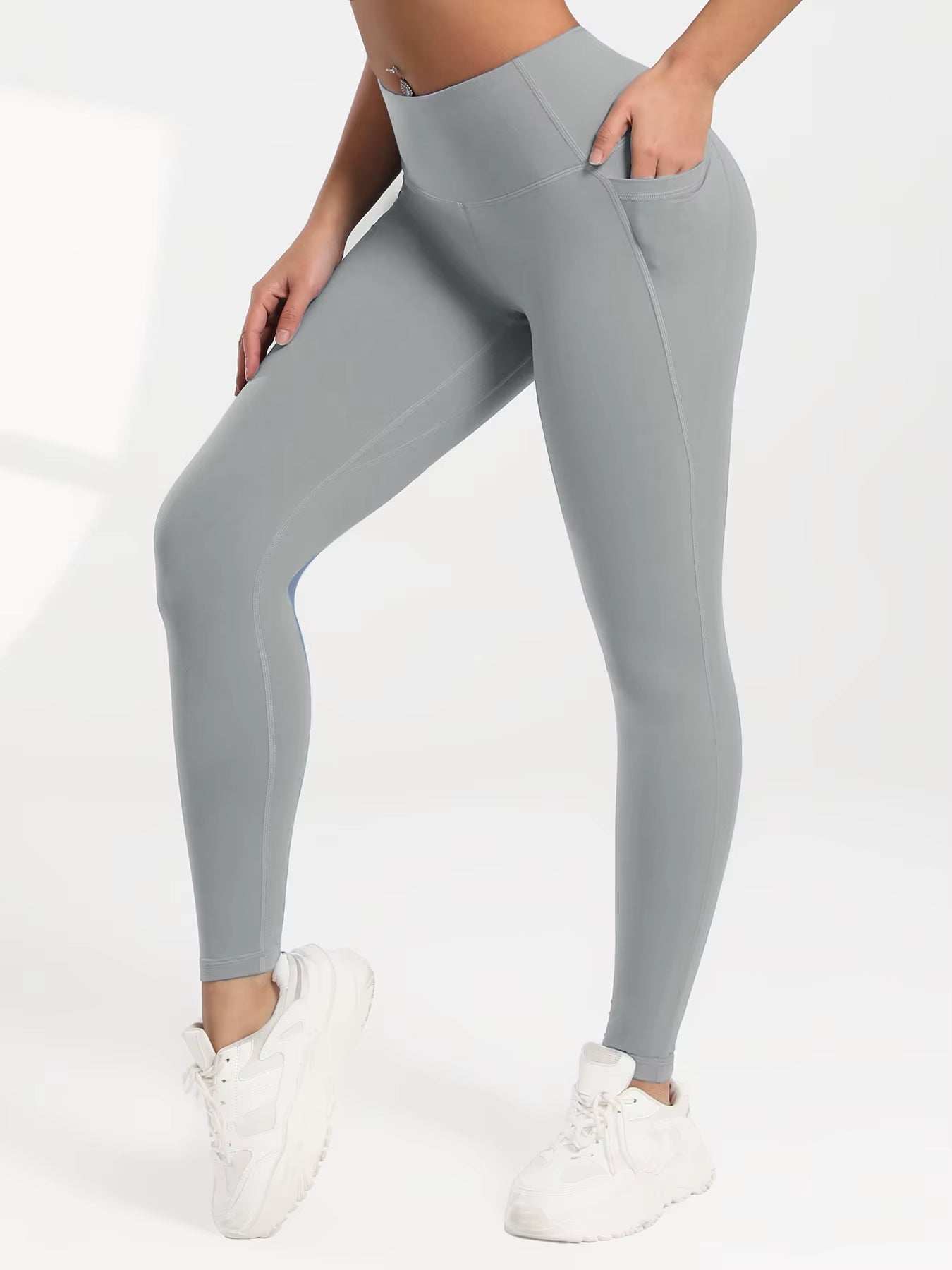 Pockets Fitness Gym Leggings Women Skinny Stretch Autumn Sport Leggings Women Casual Mallas Fashion Outdoors Pants