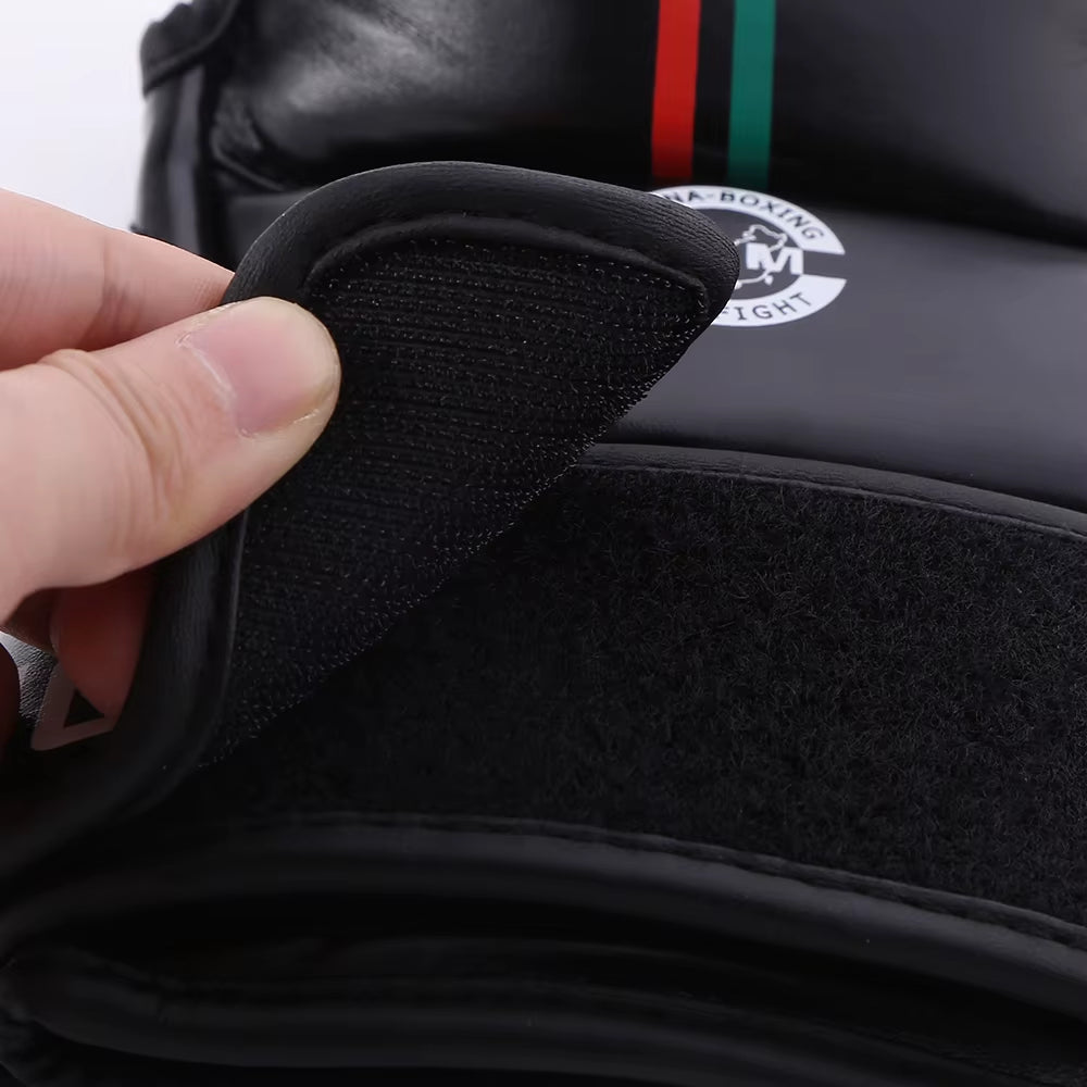 Professional MMA Half - Finger Training Gloves, Half - Finger Sandbag Gloves, Muay Thai Training Gloves, Thick PU Boxing Gloves