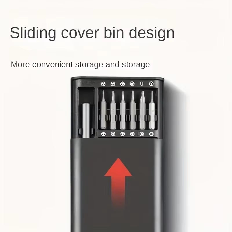 24-In-One Professional Repair Kit - Multi-Functional Precision Screwdriver Set for Mobile Phone and Tablet Disassembly