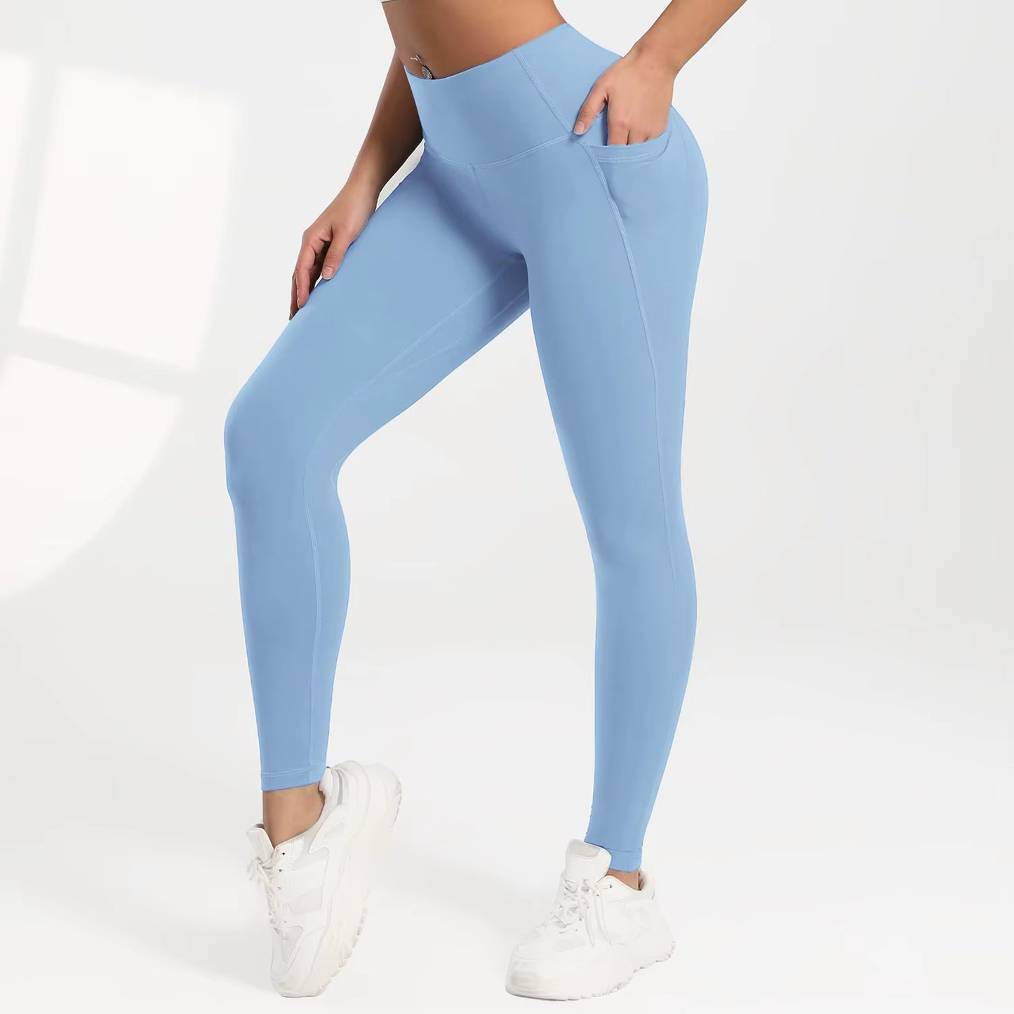 Pockets Fitness Gym Leggings Women Skinny Stretch Autumn Sport Leggings Women Casual Mallas Fashion Outdoors Pants