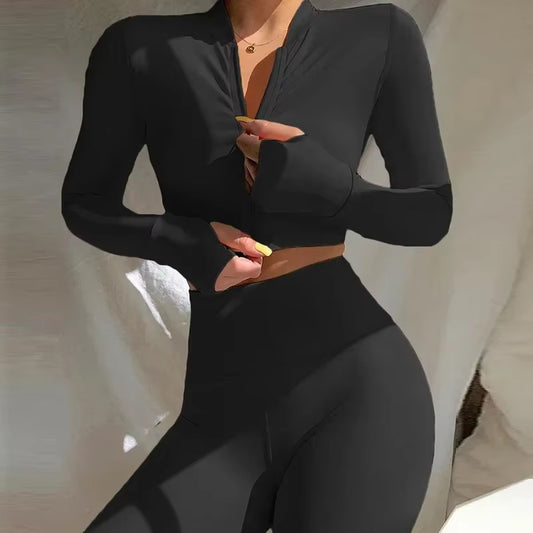 Gym Set Women Tracksuit Clearance Sale Yoga Suit for Fitness 2025 Sport Outfit for Woman Sportswear Pilates Clothes Khaki XL L